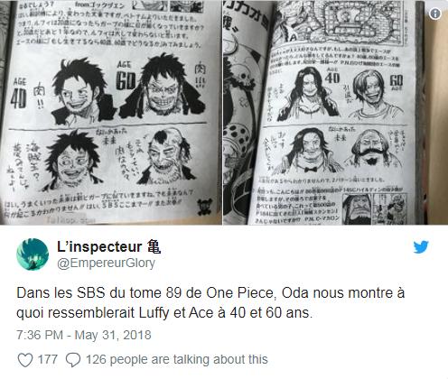 One Piece El Creador Eiichiro Oda Dibuja A Luffy De Viejo Y Revoluciona A Los Seguidores