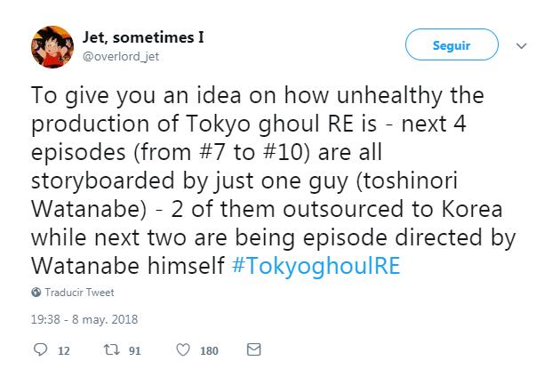 La Tercera Temporada De Tokyo Ghoul Podria Estar En Problemas