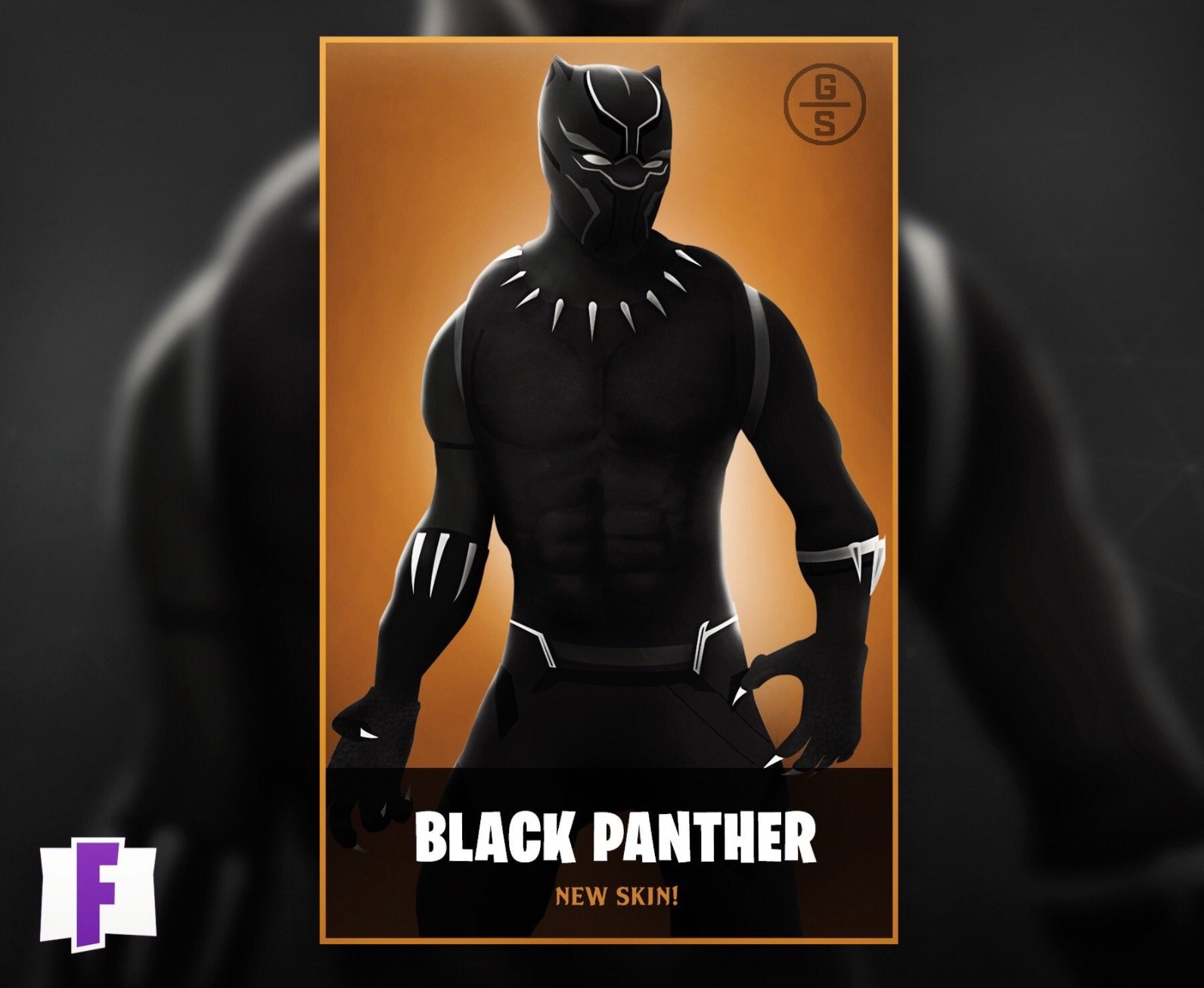 Fortnite Recibe Una Skin De Black Panther De La Mano De Un Fan - la iluminacion y las texturas de la skin se han abordado con photoshop la herramienta mas habitual en la edicion fotografica profesional