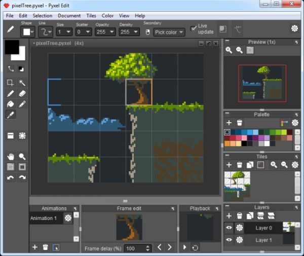 pyxel edit palettes